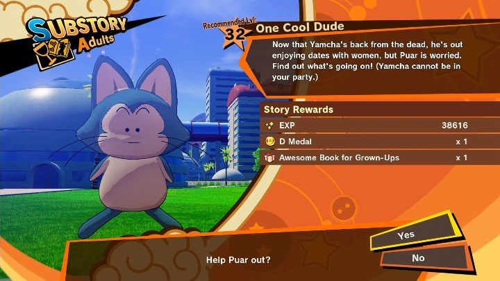 Ramy czasowe: Od Zły Imperator Frizer - Odcinek 8: Przerywnik - Odcinek 8: Przerywnik - Taki spoko gość | Dragon Ball Z Kakarot - misja poboczna - Dragon Ball Z Kakarot - poradnik do gry