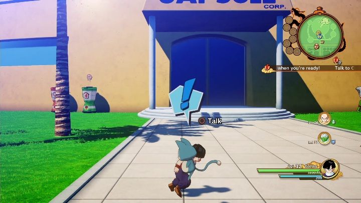 Quest rozpoczniesz od rozmowy z Puar, przy Capsule Corp - Taki spoko gość | Dragon Ball Z Kakarot - misja poboczna - Dragon Ball Z Kakarot - poradnik do gry