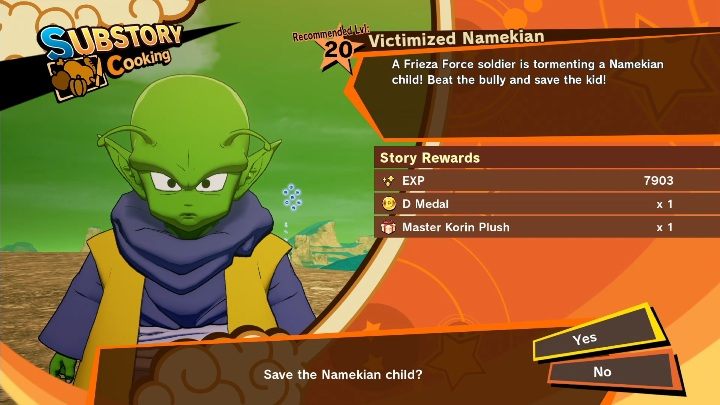 Ramy czasowe: Od Zły Imperator Frizer - Odcinek 3: Poszukiwanie smoczych kul - Odcinek 3: Poszukiwanie smoczych kul - Nękany Nameczanin | Dragon Ball Z Kakarot - misja poboczna - Dragon Ball Z Kakarot - poradnik do gry