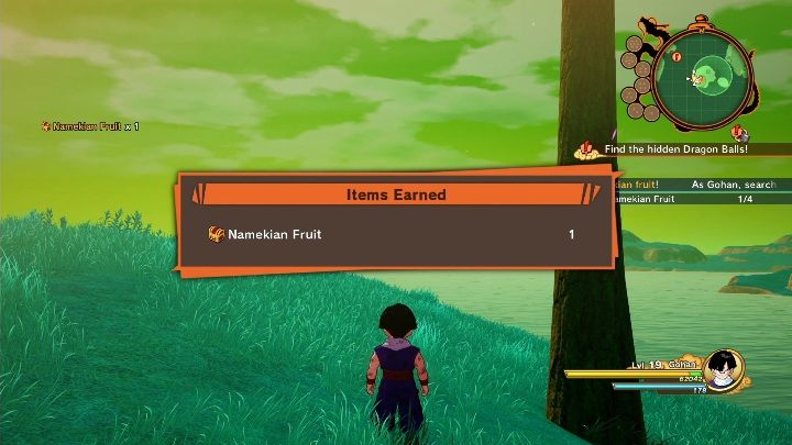 Drugie zadanie polega na zebraniu czterech Namekian Fruit - Nękany Nameczanin | Dragon Ball Z Kakarot - misja poboczna - Dragon Ball Z Kakarot - poradnik do gry