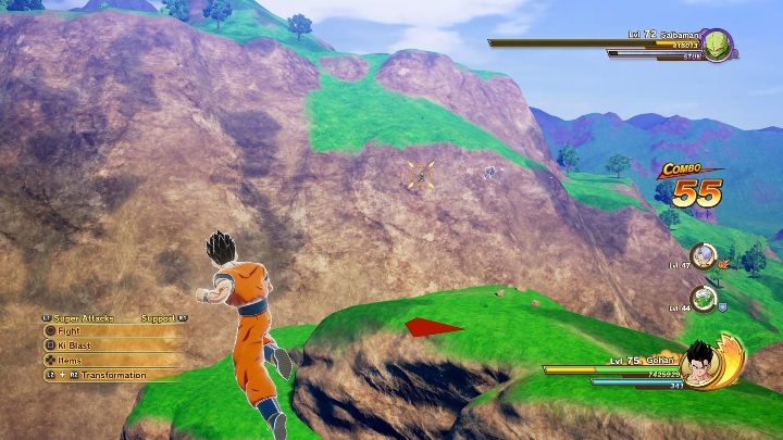 Twoim zadaniem będzie stoczenie jeden z trudniejszych walk z misji pobocznych - Supersaibaiman | Dragon Ball Z Kakarot - misja poboczna - Dragon Ball Z Kakarot - poradnik do gry