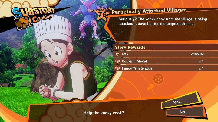 Ramy czasowe: Od Odrodzenie Okrutnego Buu - Odcinek 8: Koniec do Brak limitu czasowego - Ciągle atakowana wieśniaczka | Dragon Ball Z Kakarot - misja poboczna - Dragon Ball Z Kakarot - poradnik do gry