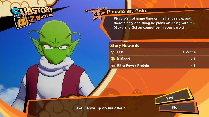 Ramy czasowe: Od Odrodzenie Okrutnego Buu - Odcinek 8: Koniec do Brak limitu czasowego - Piccolo vs Son Goku | Dragon Ball Z Kakarot - misja poboczna - Dragon Ball Z Kakarot - poradnik do gry