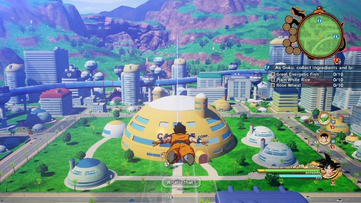 Rzeczy, które musisz jej przynieść możesz zdobyć z miejsc oznaczonych na mapie bądź zakupić u sprzedawcy - Ponowne spotkanie z Suno | Dragon Ball Z Kakarot - misja poboczna - Dragon Ball Z Kakarot - poradnik do gry