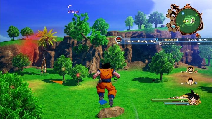Twoim zadaniem jest znalezienie Meowmint - Przytulaśny Karin | Dragon Ball Z Kakarot - misja poboczna - Dragon Ball Z Kakarot - poradnik do gry