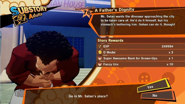 Ramy czasowe: Od Odrodzenie Okrutnego Buu - Odcinek 8: Koniec do Brak limitu czasowego - Ojcowska godność | Dragon Ball Z Kakarot - misja poboczna - Dragon Ball Z Kakarot - poradnik do gry