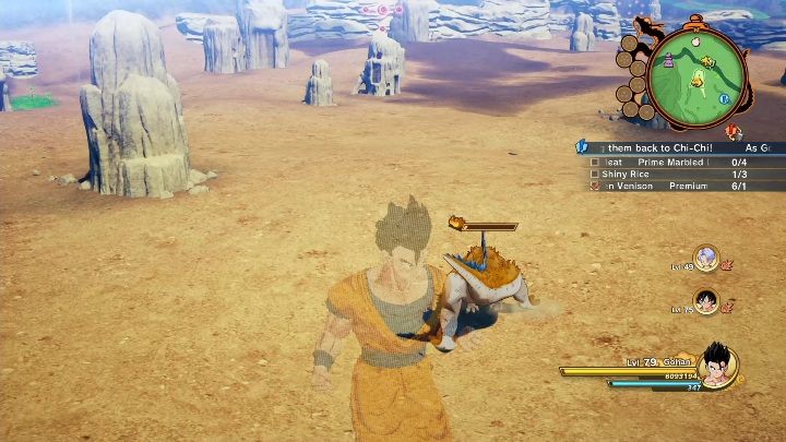 Mięso dinozaura możesz równie łatwo zdobyć - Buu - studnia bez dna | Dragon Ball Z Kakarot - misja poboczna - Dragon Ball Z Kakarot - poradnik do gry