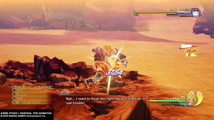 Czeka cię walka z Androidem 19 (37 poziom) - Odcinek 3 | Solucja DBZ Kakarot | Nadchodzi terror androidów - Dragon Ball Z Kakarot - poradnik do gry