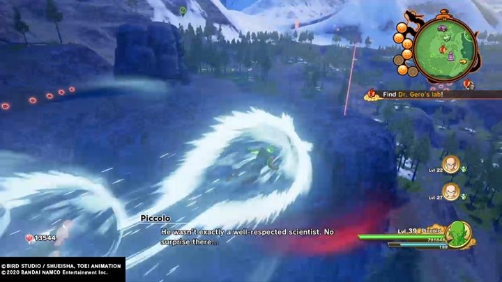 Leć w góry i dotrzyj do Laboratorium doktora Żygago (Dr - Odcinek 4 | Solucja DBZ Kakarot | Nadchodzi terror androidów - Dragon Ball Z Kakarot - poradnik do gry