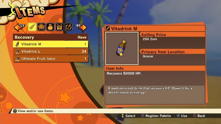 Pomiędzy walkami regeneruj swoje zdrowie - zjadając posiłki bądź odpoczywając przy ognisku - Porady na start w DBZ Kakarot - Dragon Ball Z Kakarot - poradnik do gry