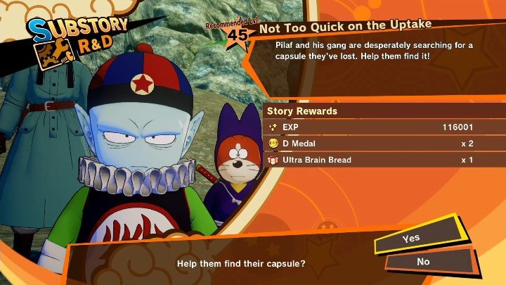 Ramy czasowe: Od Nadchodzi terror androidów - Odcinek 8: Ulotna normalność do Odcinek 9: Son Gohan wyzwolony - Chwytać w lot | Dragon Ball Z Kakarot - misja poboczna - Dragon Ball Z Kakarot - poradnik do gry