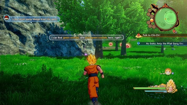 Twoim zadaniem będzie polecenie w określony obszar i zebranie przedmiotu - Chwytać w lot | Dragon Ball Z Kakarot - misja poboczna - Dragon Ball Z Kakarot - poradnik do gry