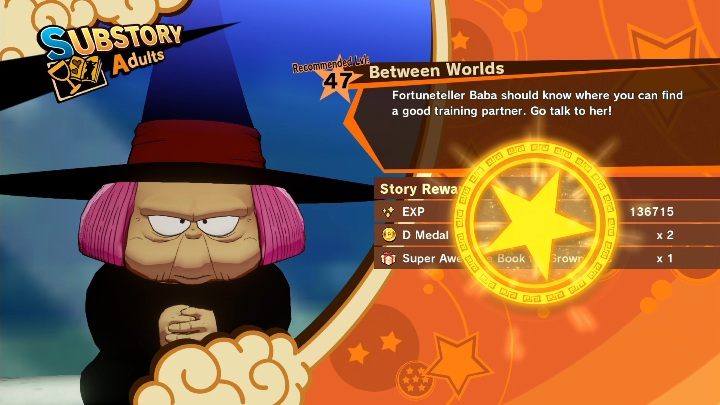 Po pokonaniu wszystkich przeciwników udaj się do Baby, ta da Ci nagrodę za wykonane zadanie - Między światami | Dragon Ball Z Kakarot - misja poboczna - Dragon Ball Z Kakarot - poradnik do gry
