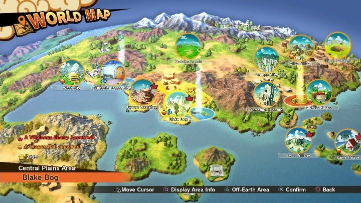 Po skończonej rozmowie przenieś się do Blake Bog - Bananowy żarłok | Dragon Ball Z Kakarot - misja poboczna - Dragon Ball Z Kakarot - poradnik do gry