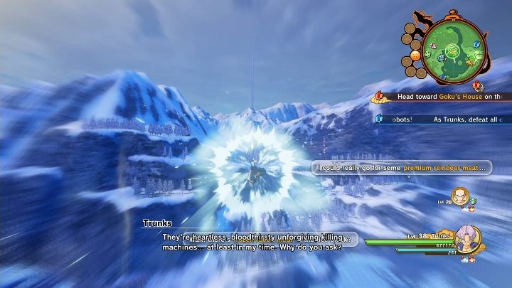 Twoim zadaniem jest zniszczenie dwóch grup robotów - Twój przyjaciel moim przyjacielem | Dragon Ball Z Kakarot - misja poboczna - Dragon Ball Z Kakarot - poradnik do gry