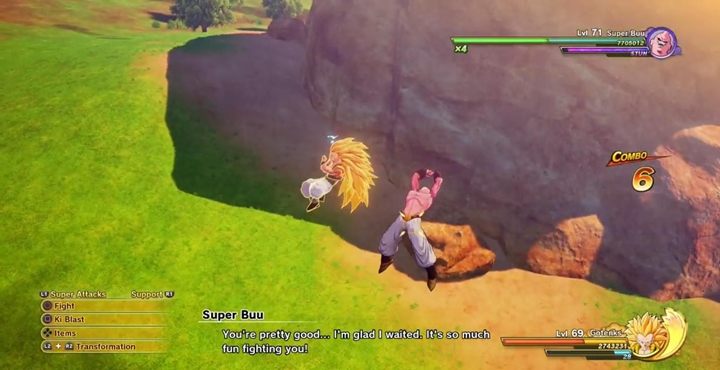 Po scenkach czeka cię runda druga z Super Buu (71 poziom) - Odcinek 5 | Solucja DBZ Kakarot | Odrodzenie okrutnego Buu - Dragon Ball Z Kakarot - poradnik do gry
