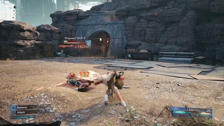 Teraz czceka Was walka z dwoma bardziej wymagającymi przeciwnikami Wayward Wolf - Final Fantasy VII Remake Intermission: First Challenge - solucja, opis przejścia - Final Fantasy VII Remake - poradnik do gry