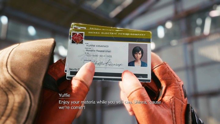 Po rozprawieniu się ze sługusami Corneo wejdźcie za Nayo do magazynu i poczekajcie na przekazanie przepustek - Final Fantasy VII Remake Intermission: The Handoff - solucja, opis przejścia - Final Fantasy VII Remake - poradnik do gry