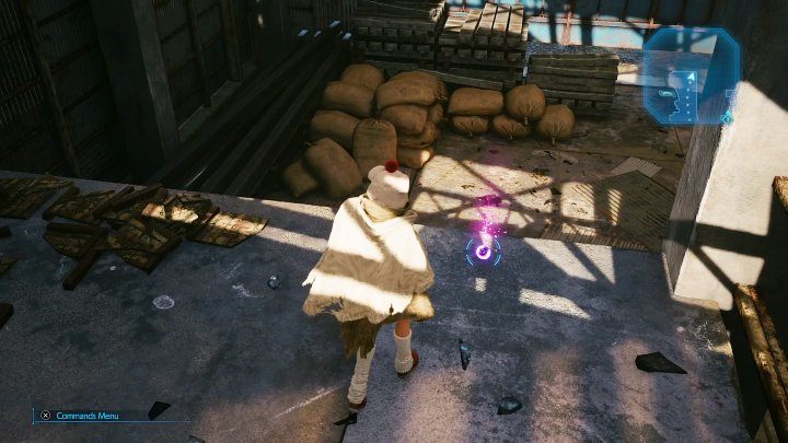 Teraz pozostaje tylko skorzystać z windy, aby wjechać na wyższy poziom i zebrać purpurową Materię HP Up - Final Fantasy VII Remake Intermission: HP Up Materia - jak zdobyć? - Final Fantasy VII Remake - poradnik do gry