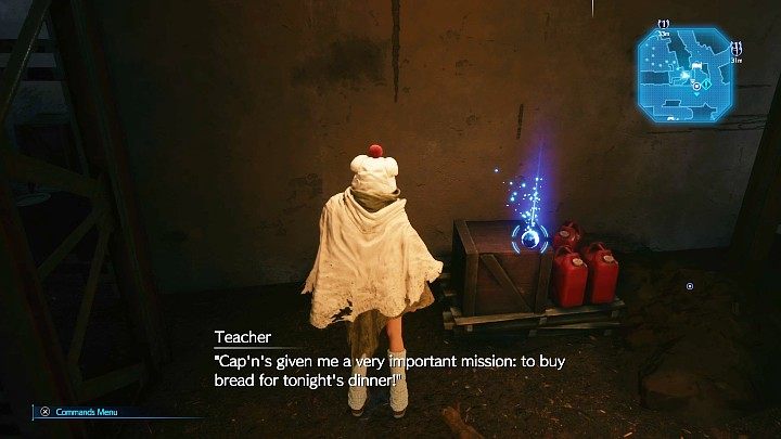 Warding Materia leży w miejscu widocznym na powyższym obrazku - przy ścianie budynku kryjówki Avalanche - Final Fantasy VII Remake Intermission: Warding Materia - jak zdobyć? - Final Fantasy VII Remake - poradnik do gry