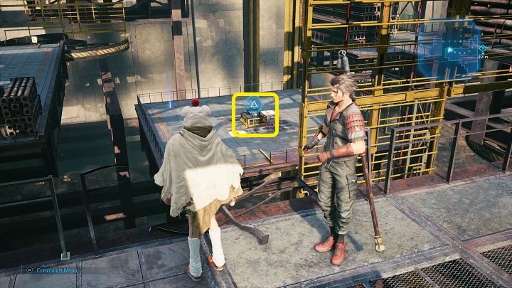 Gdy będziecie na górze, po raz kolejny uruchomcie ten sam przełącznik, zejdźcie na odpowiednią platformę i zbierzcie Elemental Materia - Final Fantasy VII Remake Intermission: Elemental Materia - jak zdobyć? - Final Fantasy VII Remake - poradnik do gry