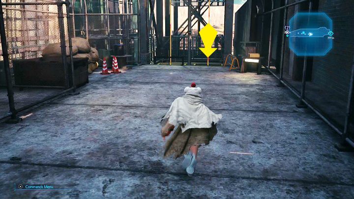 Po pewnym czasie uda Wam się dogonić Zhijie i będziecie świadkami sceny, w której mężczyźnie znowu uda się oszukać strażników, dzięki czemu ucieknie do fabryki - Final Fantasy VII Remake Intermission: After Him - solucja, opis przejścia - Final Fantasy VII Remake - poradnik do gry