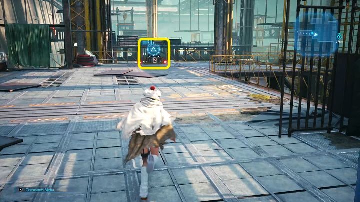 Po walce uruchomcie kolejny przełącznik, przejdźcie po żółtych drabinkach na następną platformę i wejdźcie schodami na wyższe piętro - Final Fantasy VII Remake Intermission: After Him - solucja, opis przejścia - Final Fantasy VII Remake - poradnik do gry