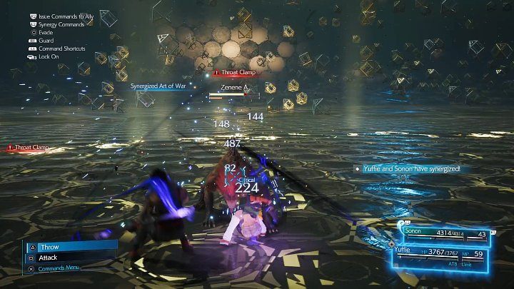 W drugiej kolejności będziecie walczyć z dwoma przeciwnikami typu Zenene - Final Fantasy VII Remake Intermission: A New Threat - solucja, opis przejścia - Final Fantasy VII Remake - poradnik do gry