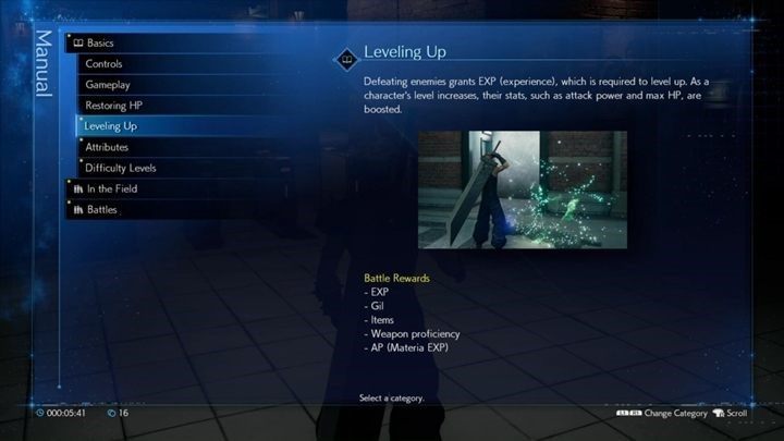 Punkty doświadczenia (EXP) to jednak nie jedyna nagroda, jaką można uzyskać za pokonanie przeciwników - Final Fantasy VII Remake: Zdobywanie poziomów - porady, wskazówki - Final Fantasy VII Remake - poradnik do gry