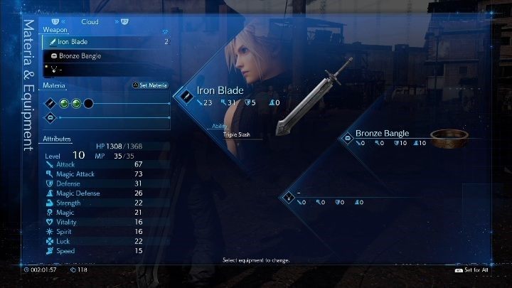 Niektóre Materie, np - Final Fantasy VII Remake: HP i MP, jak regenerować? Eliksiry, skrzynie, zaklęcia - Final Fantasy VII Remake - poradnik do gry