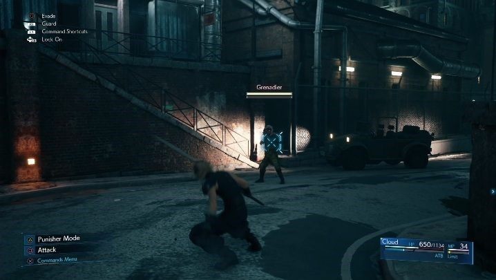 Ucieczka z walki jest łatwa do wykonania - musisz po prostu zniknąć z zasięgu wzroku przeciwnika, aby ten uspokoił się i przestał myśleć o walce z Twoim bohaterem - Final Fantasy VII Remake: Walka - jak uciec? Pominięcie walki - Final Fantasy VII Remake - poradnik do gry