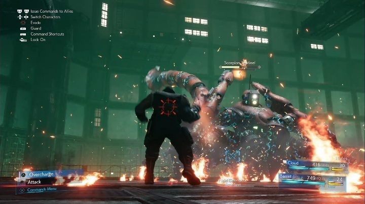 Jeśli chcesz uniknąć samodzielniej walki, a nie dokładnie samej potyczki możesz pozostawić bohatera samego sobie - Final Fantasy VII Remake: Walka - jak uciec? Pominięcie walki - Final Fantasy VII Remake - poradnik do gry