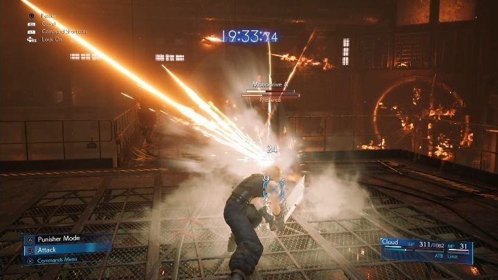 Bomba uruchomi się dopiero po skończonej walce, a Twoim jedynym zadaniem jest ucieczka - Final Fantasy VII Remake: Bomba - jaki czas ustawić? - Final Fantasy VII Remake - poradnik do gry