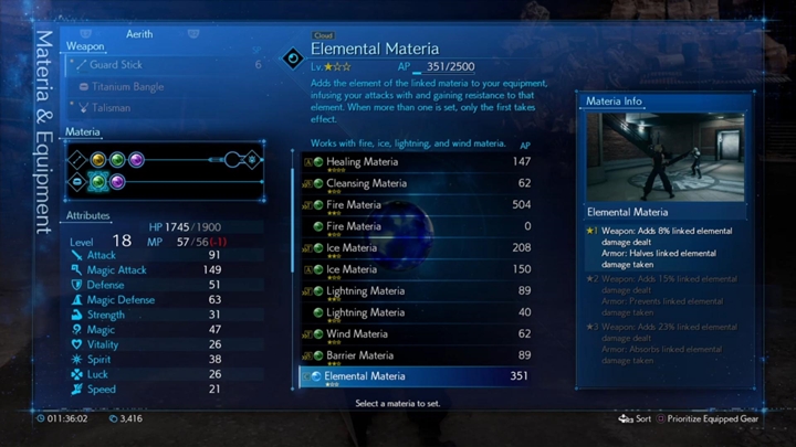 Nazwa materii - Final Fantasy VII Remake: Niebieskie Materie, gdzie i jak zdobyć wszystkie? - Final Fantasy VII Remake - poradnik do gry