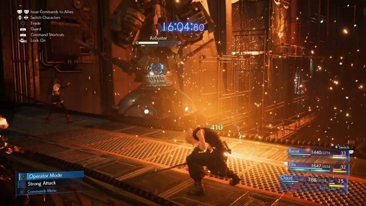 W trzeciej fazie walki musisz głównie unikać ciosów wroga - Final Fantasy VII Remake: Airbuster - boss, walka - Final Fantasy VII Remake - poradnik do gry