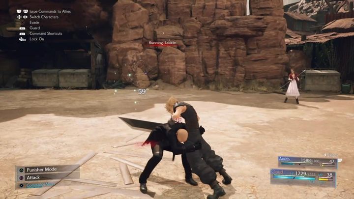 Druga faza pojedynku z Rude jest bardziej wymagająca - Final Fantasy VII Remake: Rude - boss, walka - Final Fantasy VII Remake - poradnik do gry