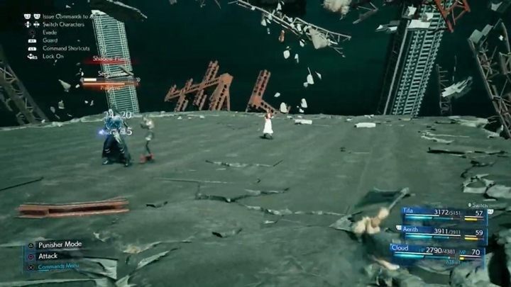 Po chwili dołączy Tifa lub Aerith i rozpoczniesz główny pojedynek z bossem - Final Fantasy VII Remake: Sephiroth - boss, walka - Final Fantasy VII Remake - poradnik do gry