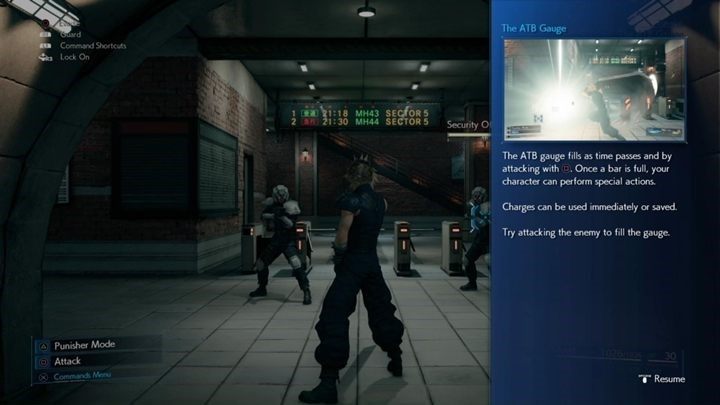 Po przerywniku filmowym obejmiesz kontrolę nad Cloudem - Final Fantasy VII Remake: The Destruction of Mako Reactor 1 - solucja - Final Fantasy VII Remake - poradnik do gry