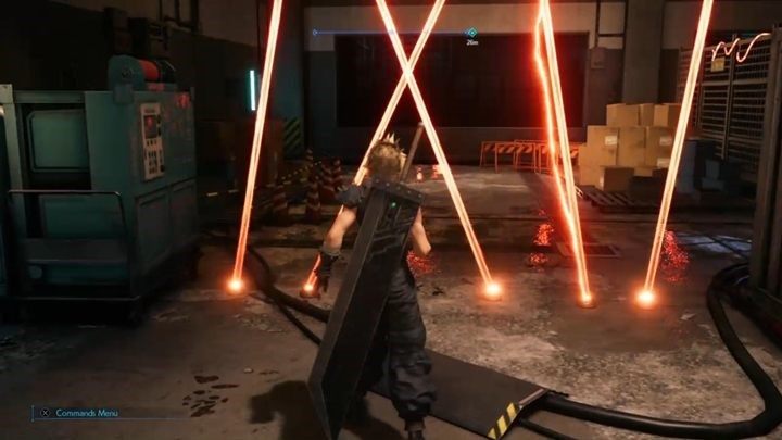 Po walce zejdź na dół, a czeka Cię sekwencja z laserami - Final Fantasy VII Remake: The Destruction of Mako Reactor 1 - solucja - Final Fantasy VII Remake - poradnik do gry