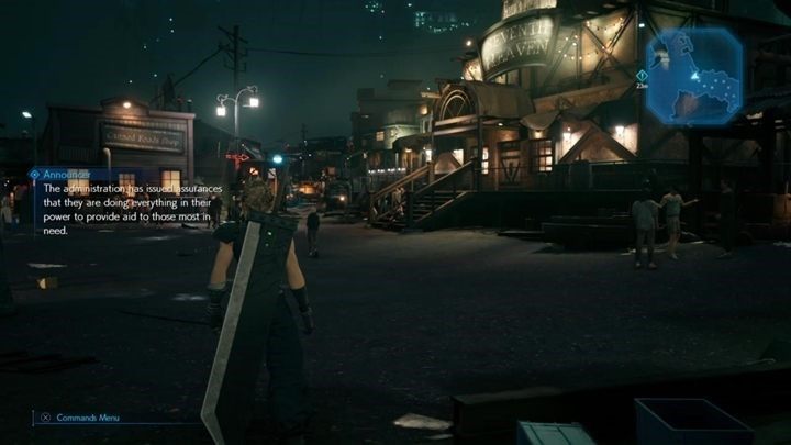 Po wejściu na teren slumsów możesz spokojnie przemieszczać się po okolicy i m - Final Fantasy VII Remake: Home Sweet Slum - solucja - Final Fantasy VII Remake - poradnik do gry
