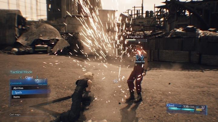 Na zewnątrz spotkasz grupkę opryszków - Final Fantasy VII Remake: Home Sweet Slum - solucja - Final Fantasy VII Remake - poradnik do gry