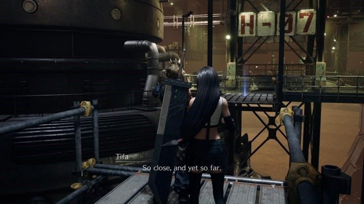 W oddali zobaczysz Materię i aktywujesz Discovery - Collapsed Passageway - Final Fantasy VII Remake: Light the Way - solucja - Final Fantasy VII Remake - poradnik do gry