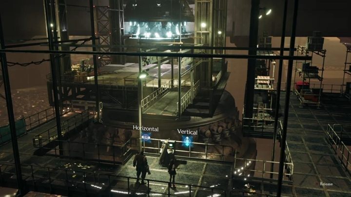 Zejdź teraz drabiną niżej i skorzystaj z windy, by przejechać w prawą stronę - Final Fantasy VII Remake: Light the Way - solucja - Final Fantasy VII Remake - poradnik do gry