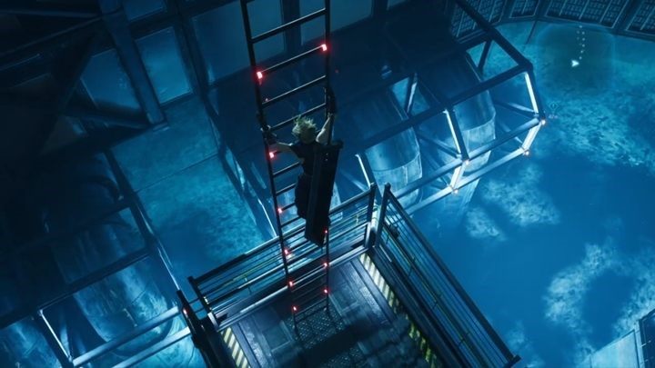 Na niższy poziom tej lokacji zejdziesz po drabinach - Final Fantasy VII Remake: A Trap is Sprung - solucja - Final Fantasy VII Remake - poradnik do gry