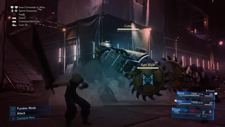 Po kolejnych walkach podejdź do zamkniętych drzwi, a przedrze się przez nie Cutter - Final Fantasy VII Remake: A Trap is Sprung - solucja - Final Fantasy VII Remake - poradnik do gry