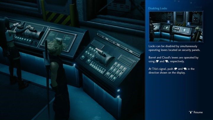 Po walce biegnij odsłoniętym przejściem i walcz z kolejnymi pomniejszymi przeciwnikami - Final Fantasy VII Remake: A Trap is Sprung - solucja - Final Fantasy VII Remake - poradnik do gry