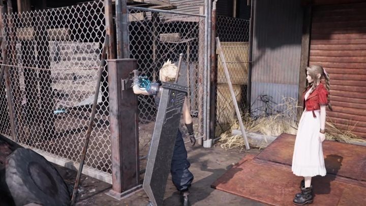 Przejdź z Aerith przez ukryte przejścia, by wyjść ze stacji - Final Fantasy VII Remake: Budding Bodyguard - solucja - Final Fantasy VII Remake - poradnik do gry