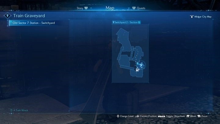 Praktycznie na samym początku rozdziału możesz przejść pociągiem do obszaru z nową bronią dla Aerith - Mythril Rod - Final Fantasy VII Remake: Haunted - solucja - Final Fantasy VII Remake - poradnik do gry