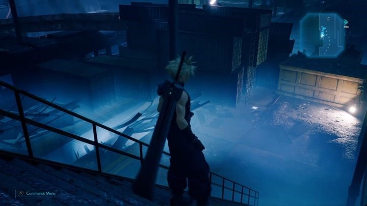 Idź do przejścia z prawej strony i przejdź przez budynek dalej - Final Fantasy VII Remake: Haunted - solucja - Final Fantasy VII Remake - poradnik do gry