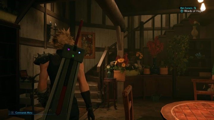 Po spotkaniu z Barretem biegnij przez miasto w stronę domu Aerith - Final Fantasy VII Remake: A Broken World - solucja - Final Fantasy VII Remake - poradnik do gry
